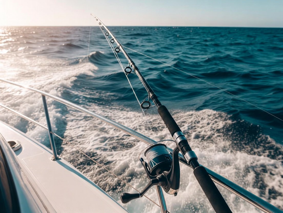 Deep sea fishing trip on a boat in Ras Al Khaimah — catching kingfish and barracuda in the Arabian Gulf